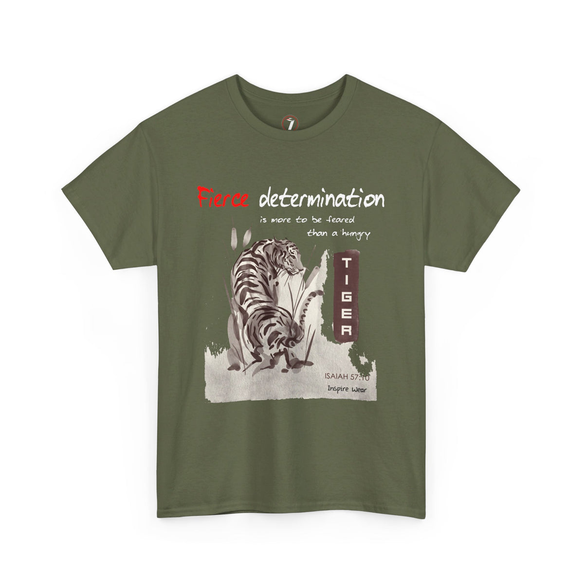 Fierce Determination Unisex Heavy Cotton Tee