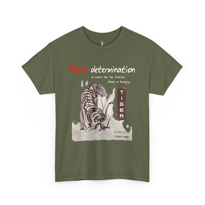 Fierce Determination Unisex Heavy Cotton Tee