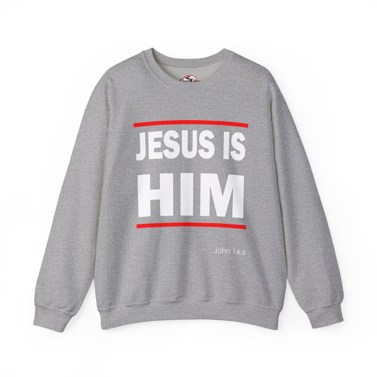 "Jesus Is Him" Inspirational Crewneck Sweatshirt