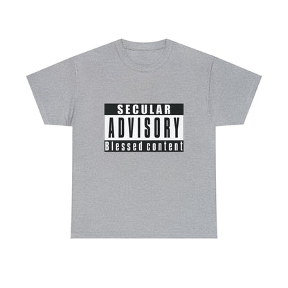 Secular Advisory Unisex Heavy Cotton Tee
