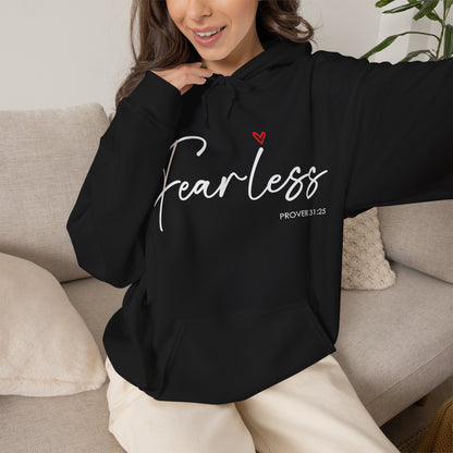 "Fearless" Inspirational Pullover Hoodie