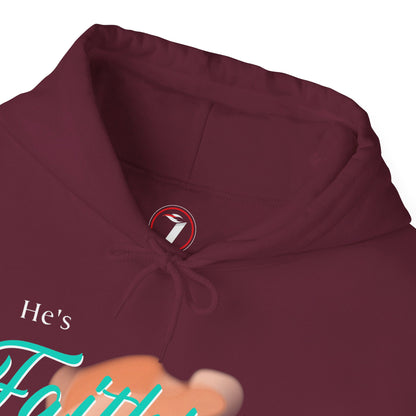 He's Faithful Unisex Heavy Blend™ Hooded Sweatshirt
