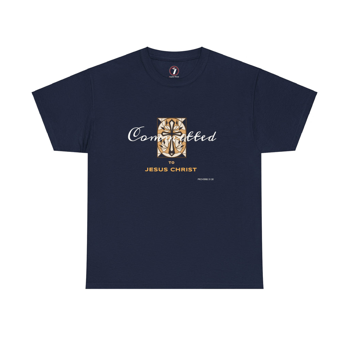 Committed to Jesus Christ Unisex Heavy Cotton Tee