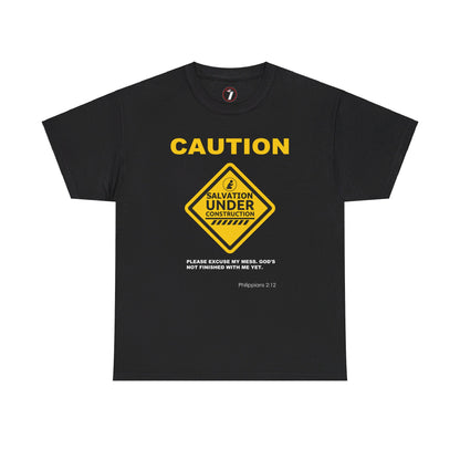 Salvation Under Construction Unisex Heavy Cotton Tee