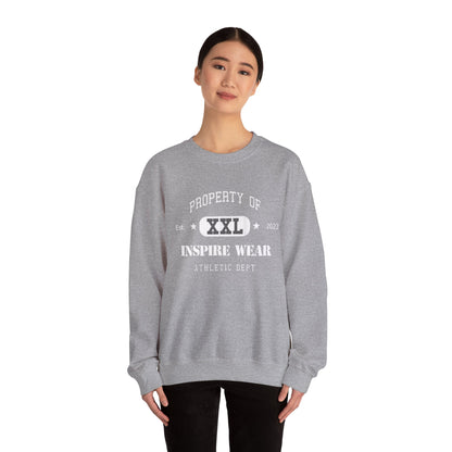 "Property of Inspire Wear" Athletic Crewneck Sweatshirt