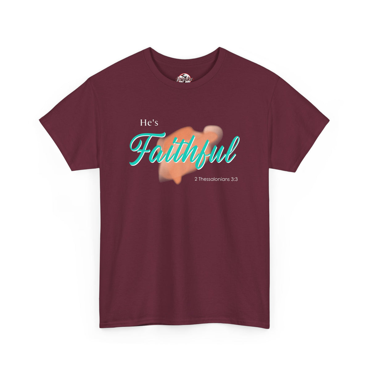 "He’s Faithful" Inspirational Women's T-Shirt