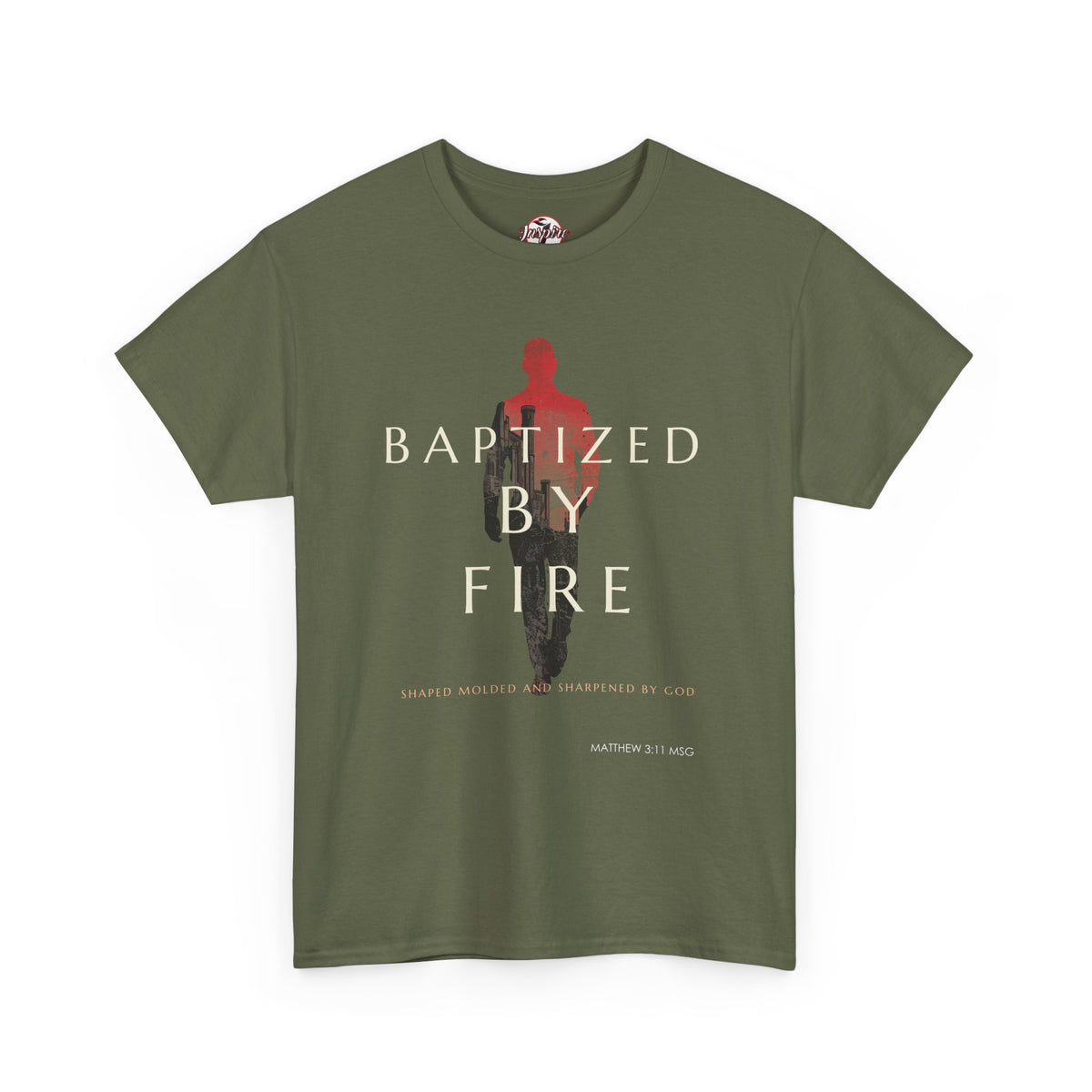 Baptized by Fire Unisex Heavy Cotton Tee