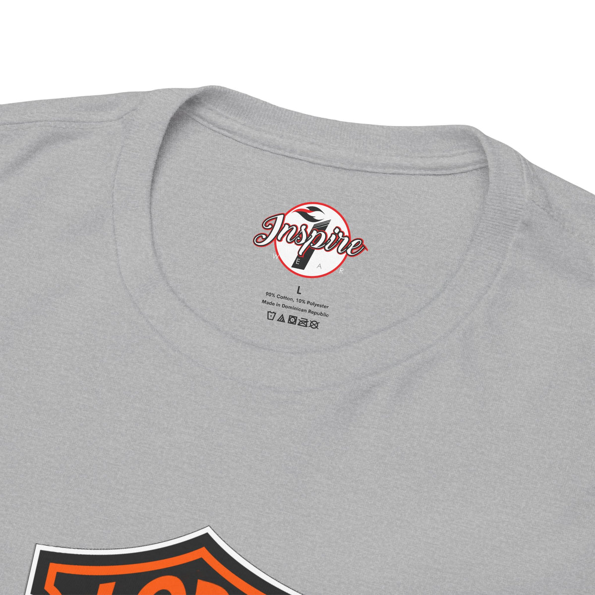 "Jesus Christ Lord and Savior" Motivational Crewneck Graphic T‑Shirt