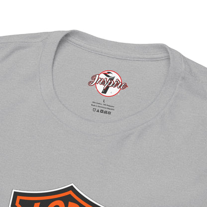 "Jesus Christ Lord and Savior" Motivational Crewneck Graphic T‑Shirt