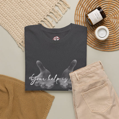 "Your Help Is Here" Women's Crewneck Graphic T-Shirt