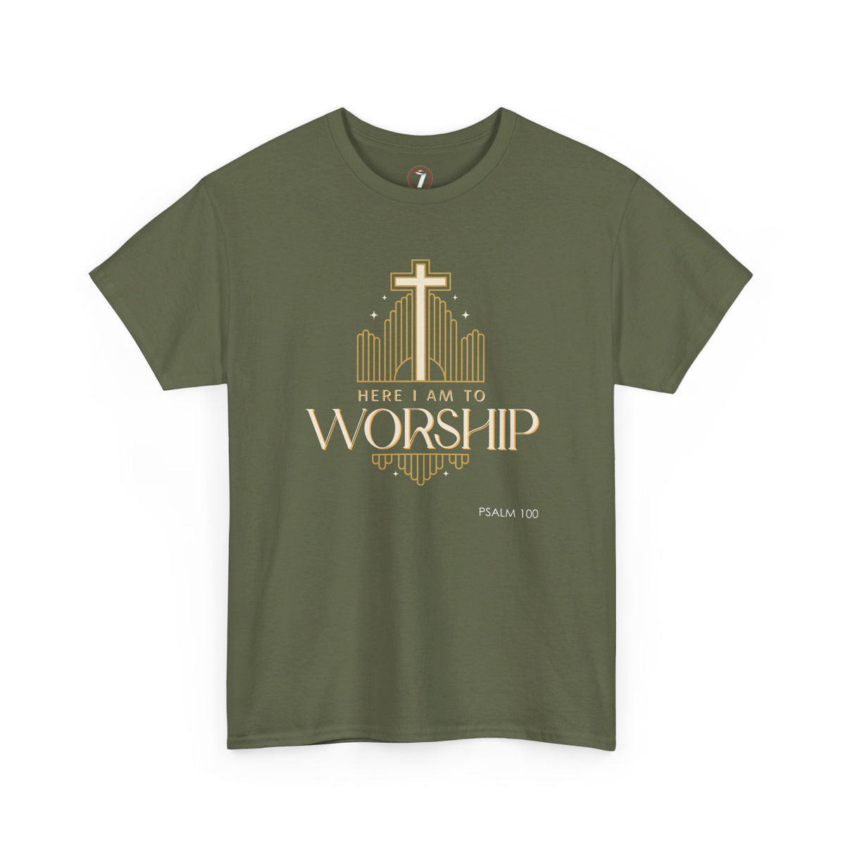 Here I am to Worship Unisex Heavy Cotton Tee