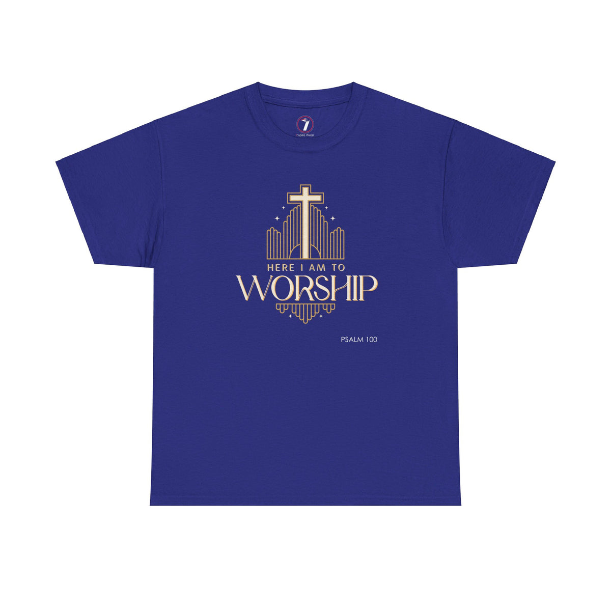Here I am to Worship Unisex Heavy Cotton Tee