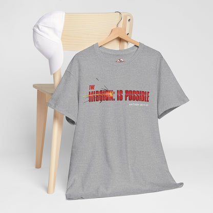 The Mission is Possible Motivational Unisex Graphic T-Shirt