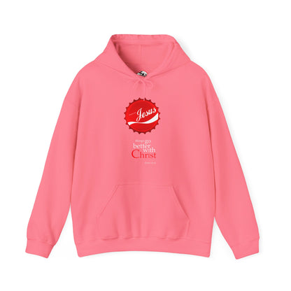 Things Go Better with Christ - Unisex Hooded Sweatshirt
