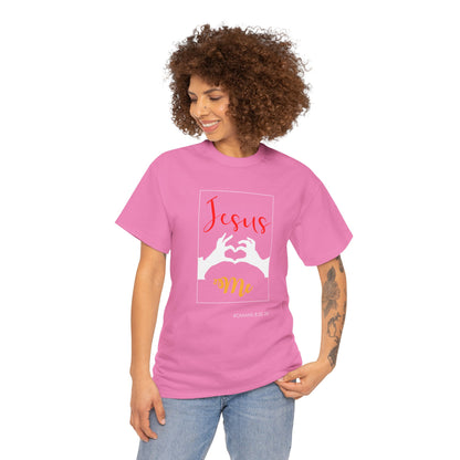 Jesus Loves Me Unisex Heavy Cotton Tee