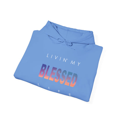 Living My Blessed Life Unisex Heavy Blend™ Hooded Sweatshirt