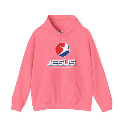 Jesus The Choice Logo Hoodie — Unisex Faith Pullover Hoodie