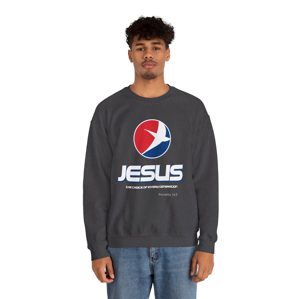 "Jesus: The Choice of Every Generation" Unisex Crewneck Sweatshirt