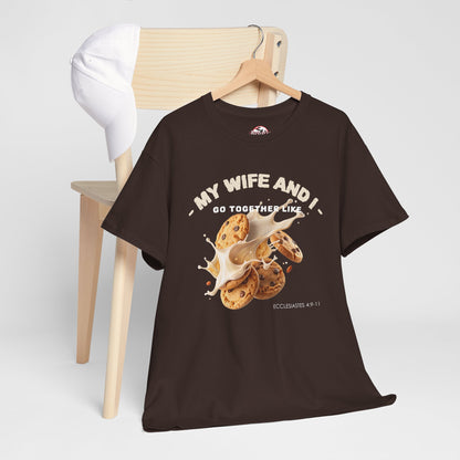 My Wife and I Go Together Like Cookies & Milk Men's Graphic Tee