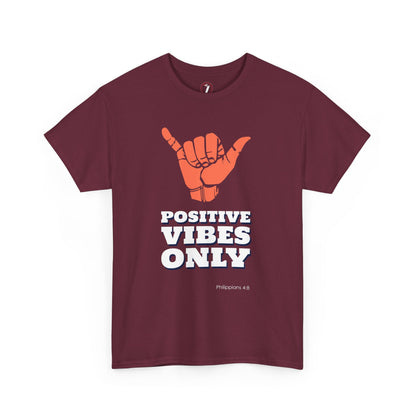 Positive Vibes Unisex Heavy Cotton Tee