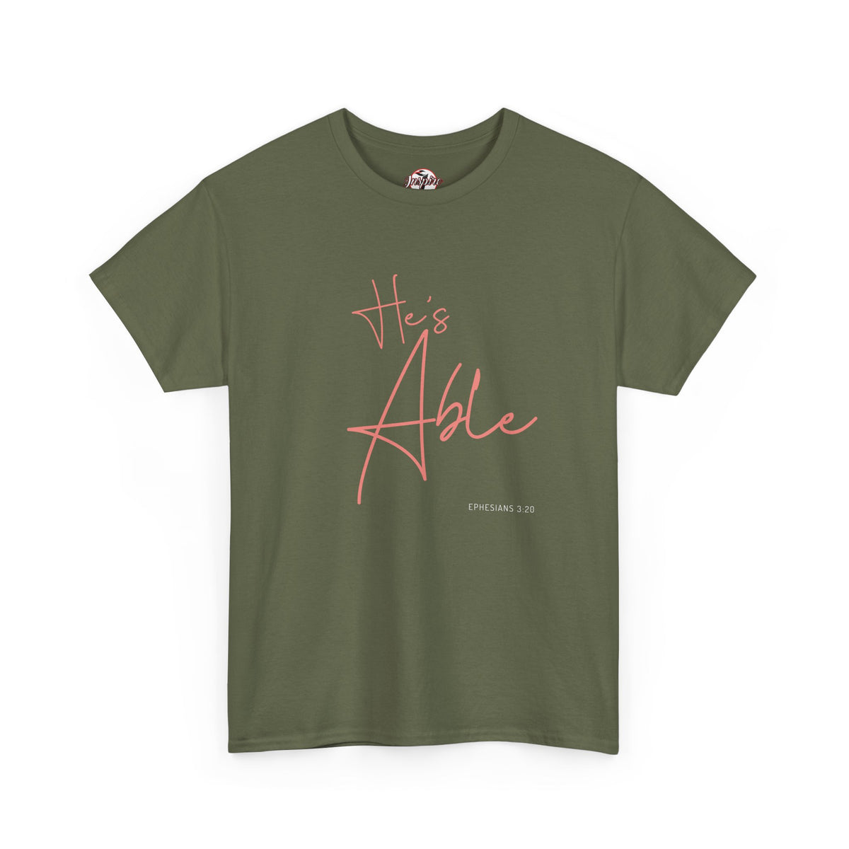 "He's Able" Women's Inspirational T-Shirt