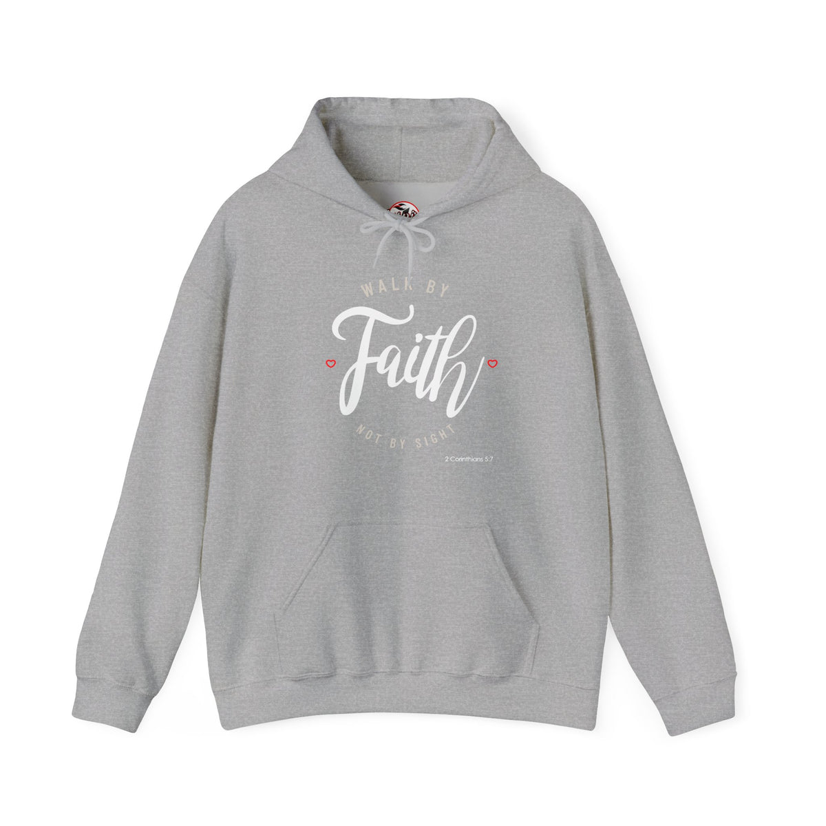 "Walk by Faith Not by Sight" Motivational Pullover Hoodie