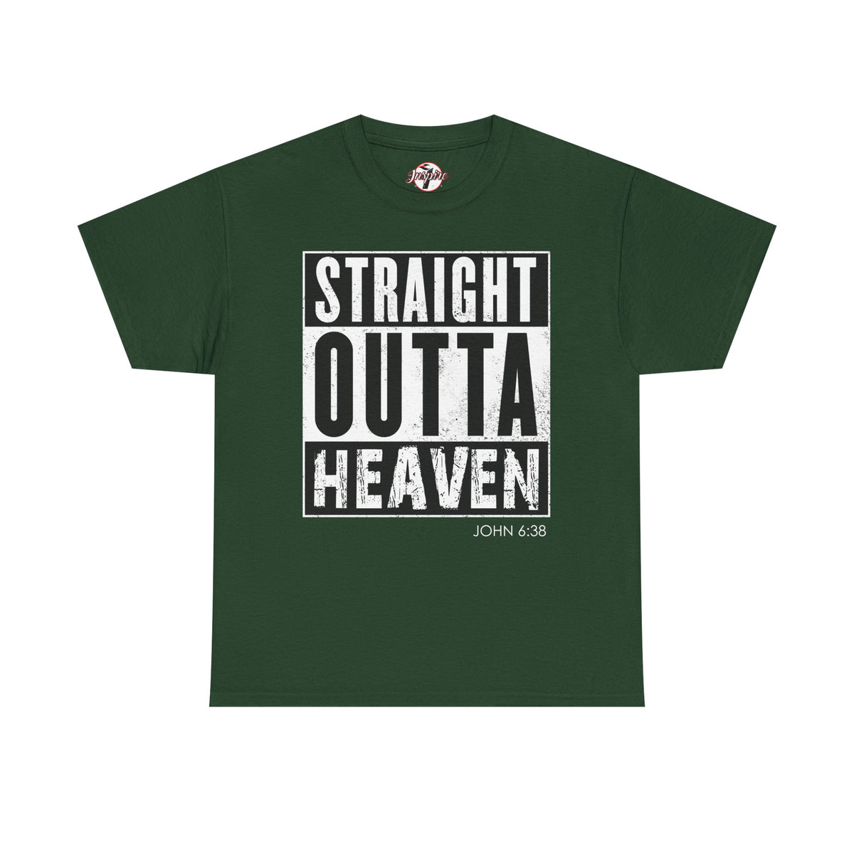 Straight Outta Heaven Unisex Inspirational Graphic T-Shirt