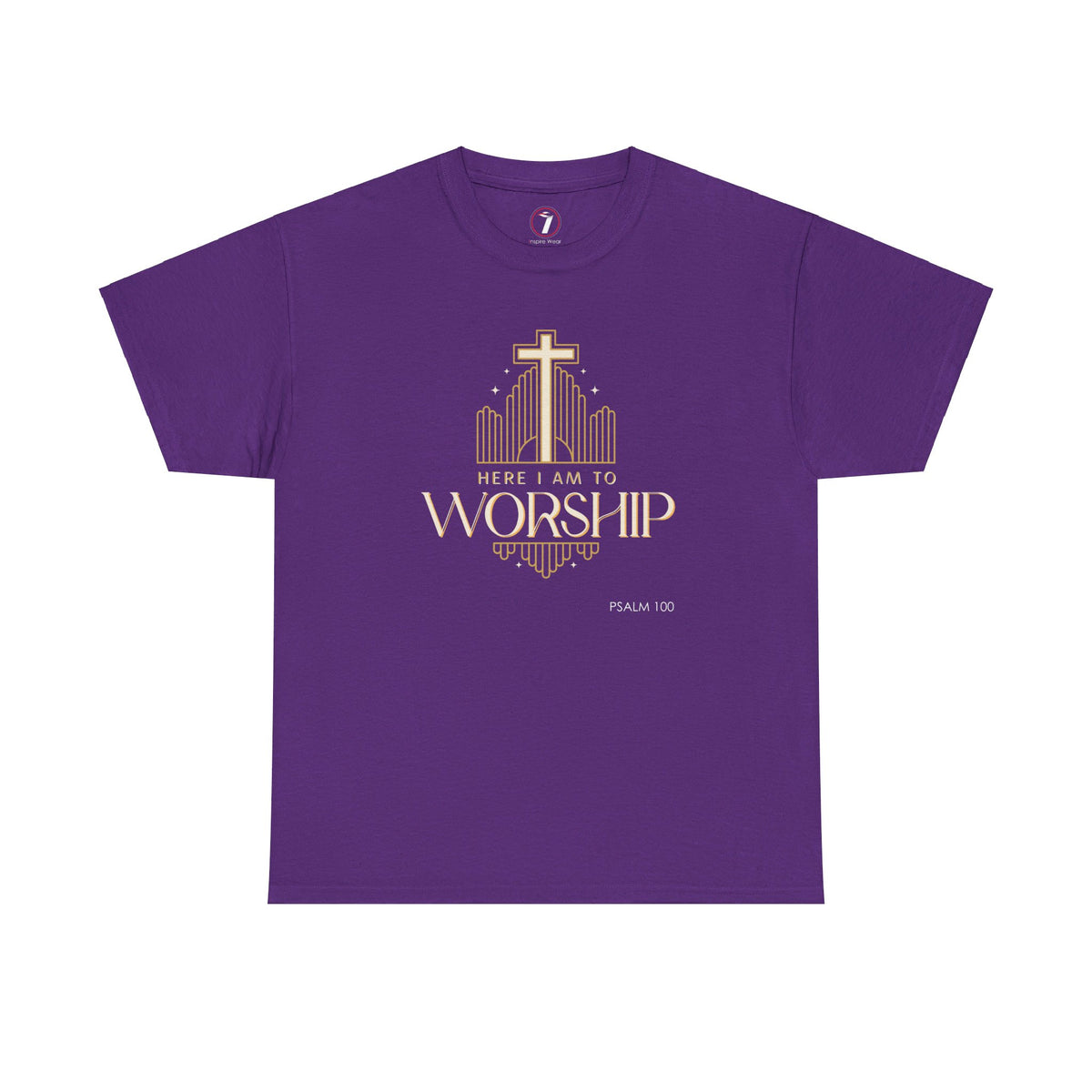 Here I am to Worship Unisex Heavy Cotton Tee