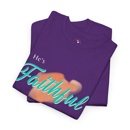 He's Faithful Unisex Heavy Cotton Tee