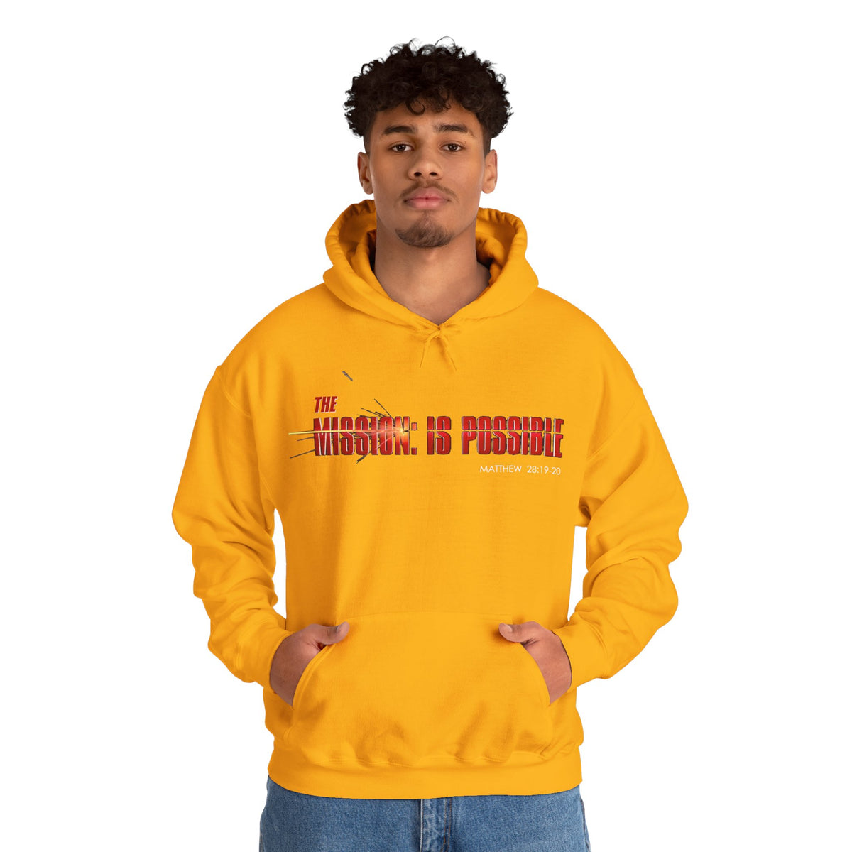 "The Mission is Possible" Motivational Pullover Hoodie