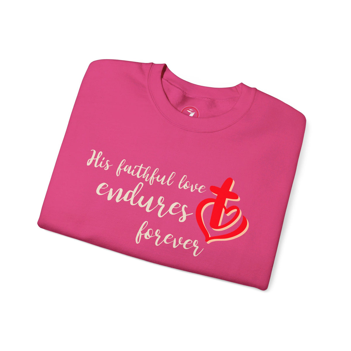 His Faithful Love Unisex Heavy Blend™ Crewneck Sweatshirt