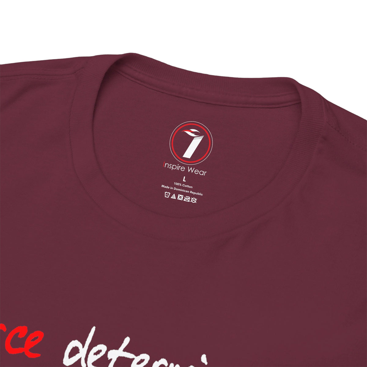 Fierce Determination Unisex Heavy Cotton Tee