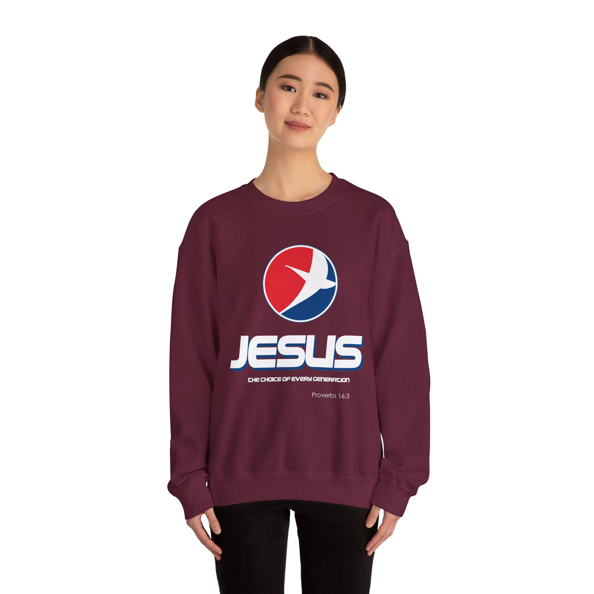 "Jesus: The Choice of Every Generation" Unisex Crewneck Sweatshirt