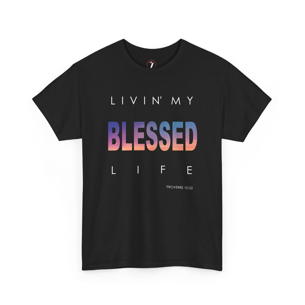 Livin' My Blessed Life Unisex Heavy Cotton Tee