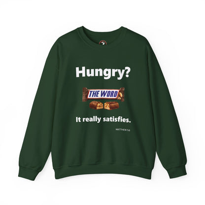 Hungry for the Word Unisex Heavy Blend™ Crewneck Sweatshirt