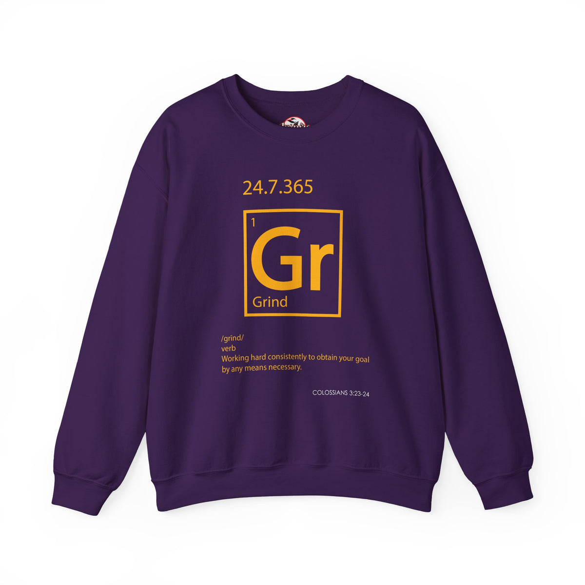 Grind 24/7/365 Motivational Element Crewneck Sweatshirt