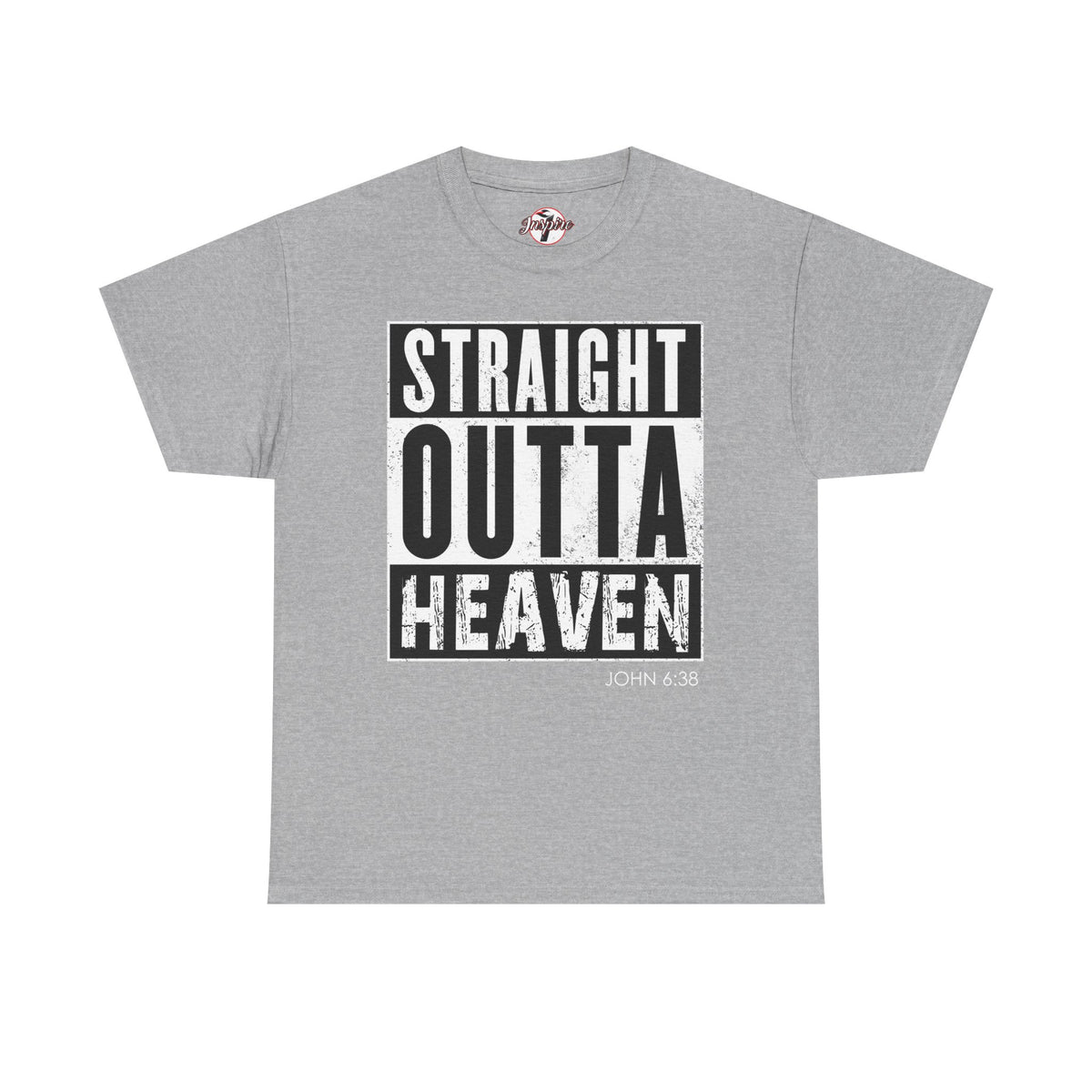 Straight Outta Heaven Unisex Inspirational Graphic T-Shirt