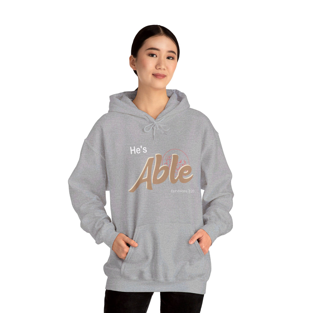 He's Able Unisex Heavy Blend™ Hooded Sweatshirt