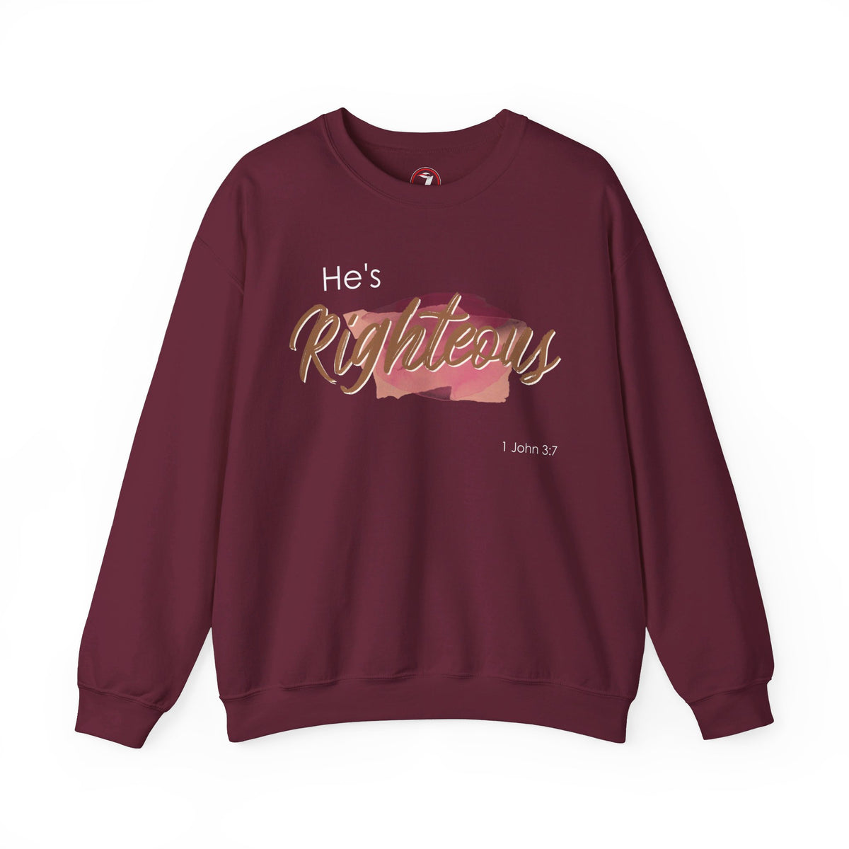 He's Righteous Unisex Heavy Blend™ Crewneck Sweatshirt