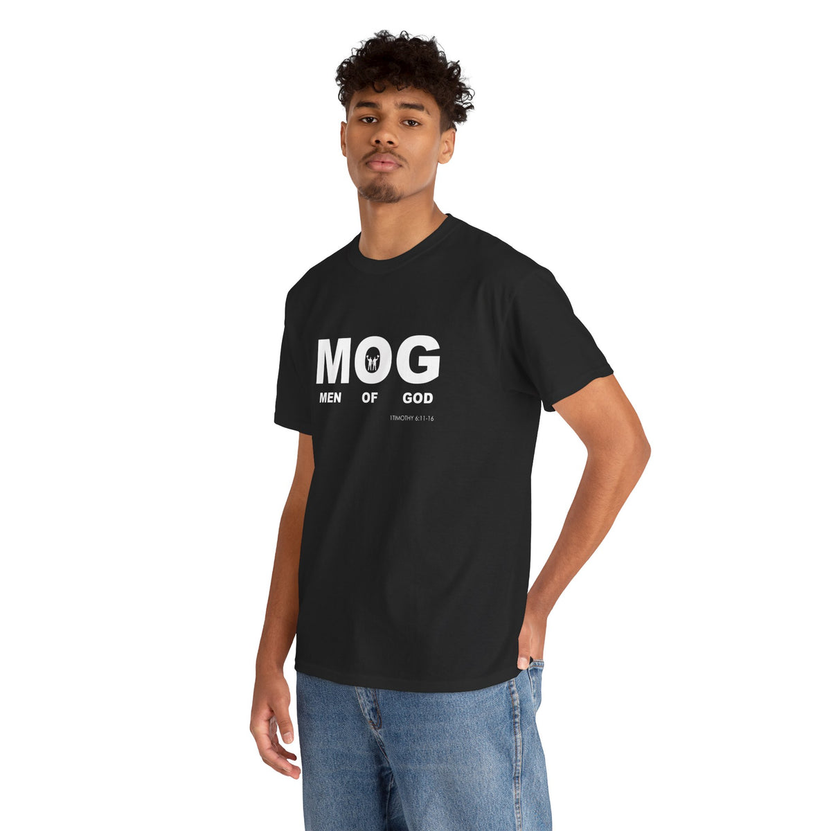 "MOG" Men of God Faith Based Graphic T-Shirt - Unisex Heavy Cotton Tee