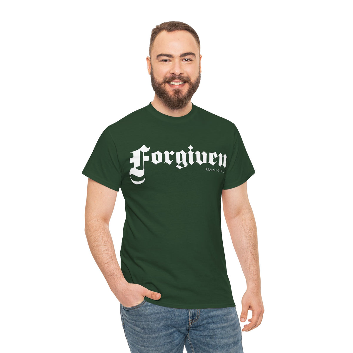 "Forgiven" Men's Inspirational Graphic Tee