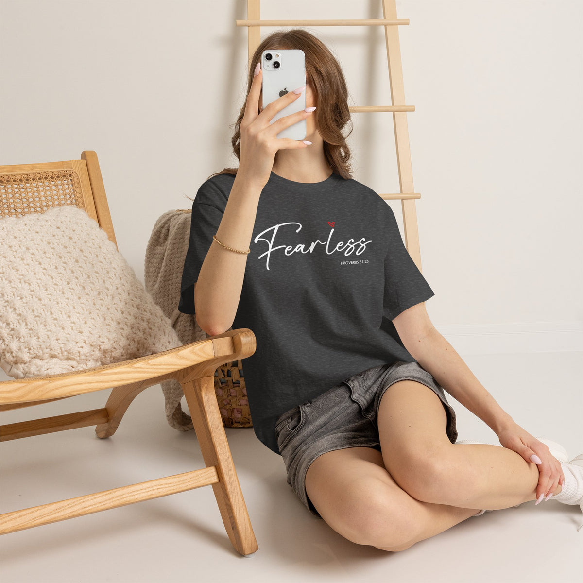 "Fearless" Inspirational Graphic T-Shirt