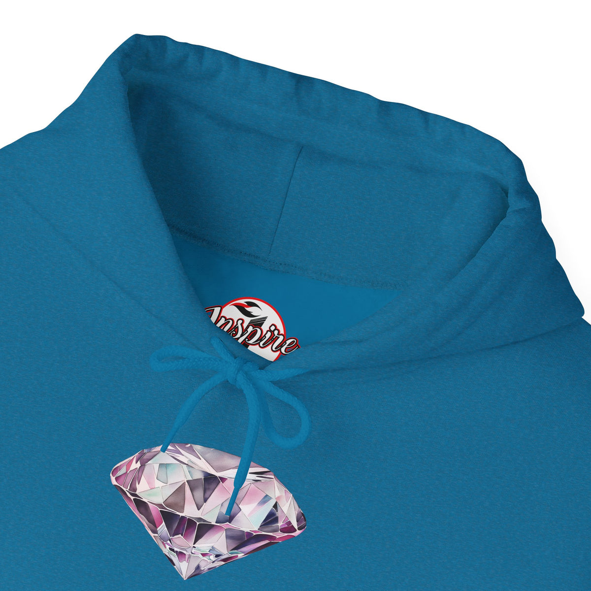 "No Pressure, no Diamond" Women's Heavy Blend™ Hooded Sweatshirt