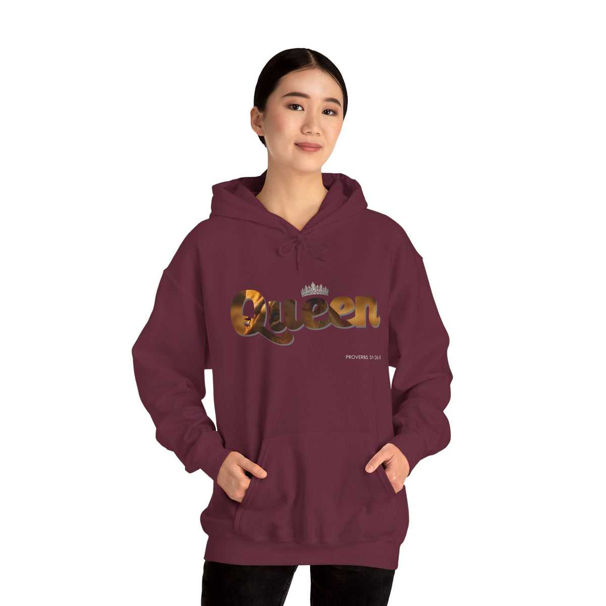 "Queen" Women's Graphic Pullover Hoodie