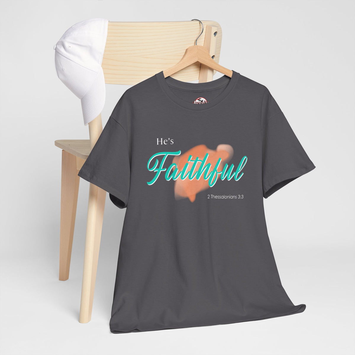 "He’s Faithful" Inspirational Women's T-Shirt