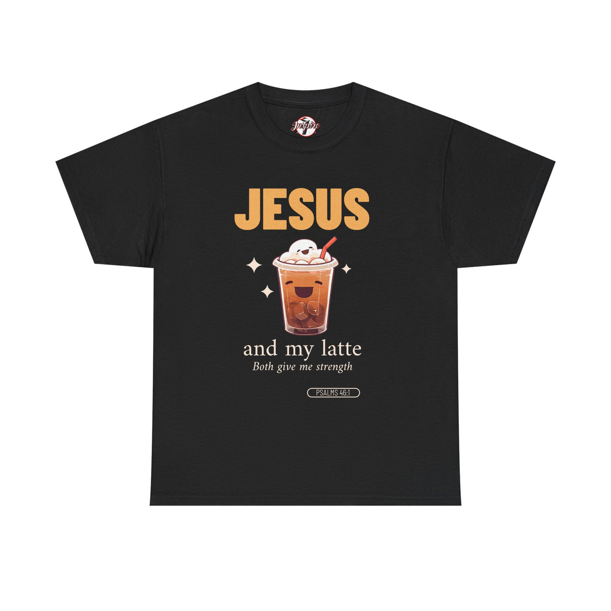 “Jesus and My Latte” Faith & Coffee Unisex Graphic Tee