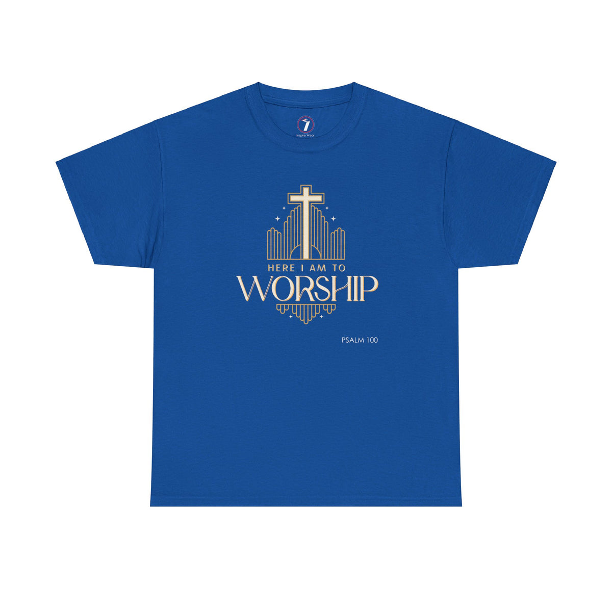 Here I am to Worship Unisex Heavy Cotton Tee