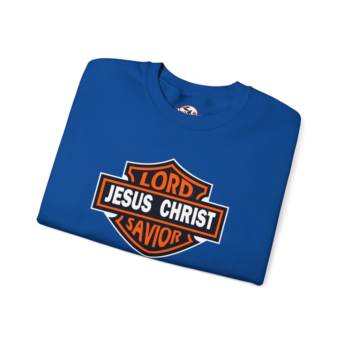 "Jesus Christ Lord and Savior" Motivational Crewneck Sweatshirt