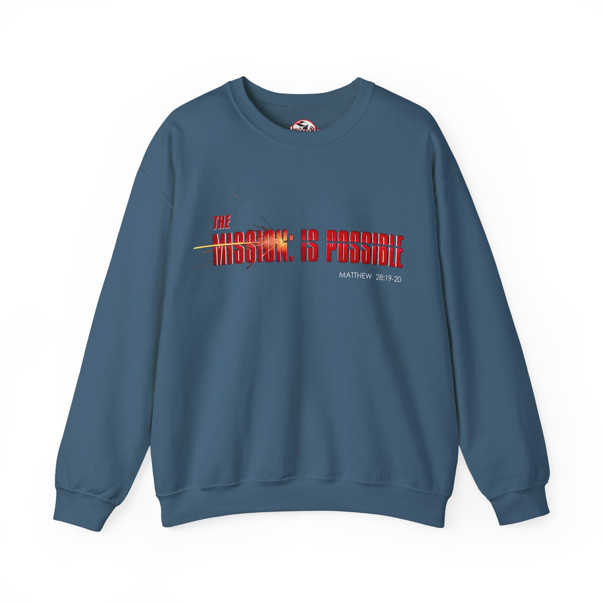 "The Mission is Possible" Motivational Crewneck Sweatshirt