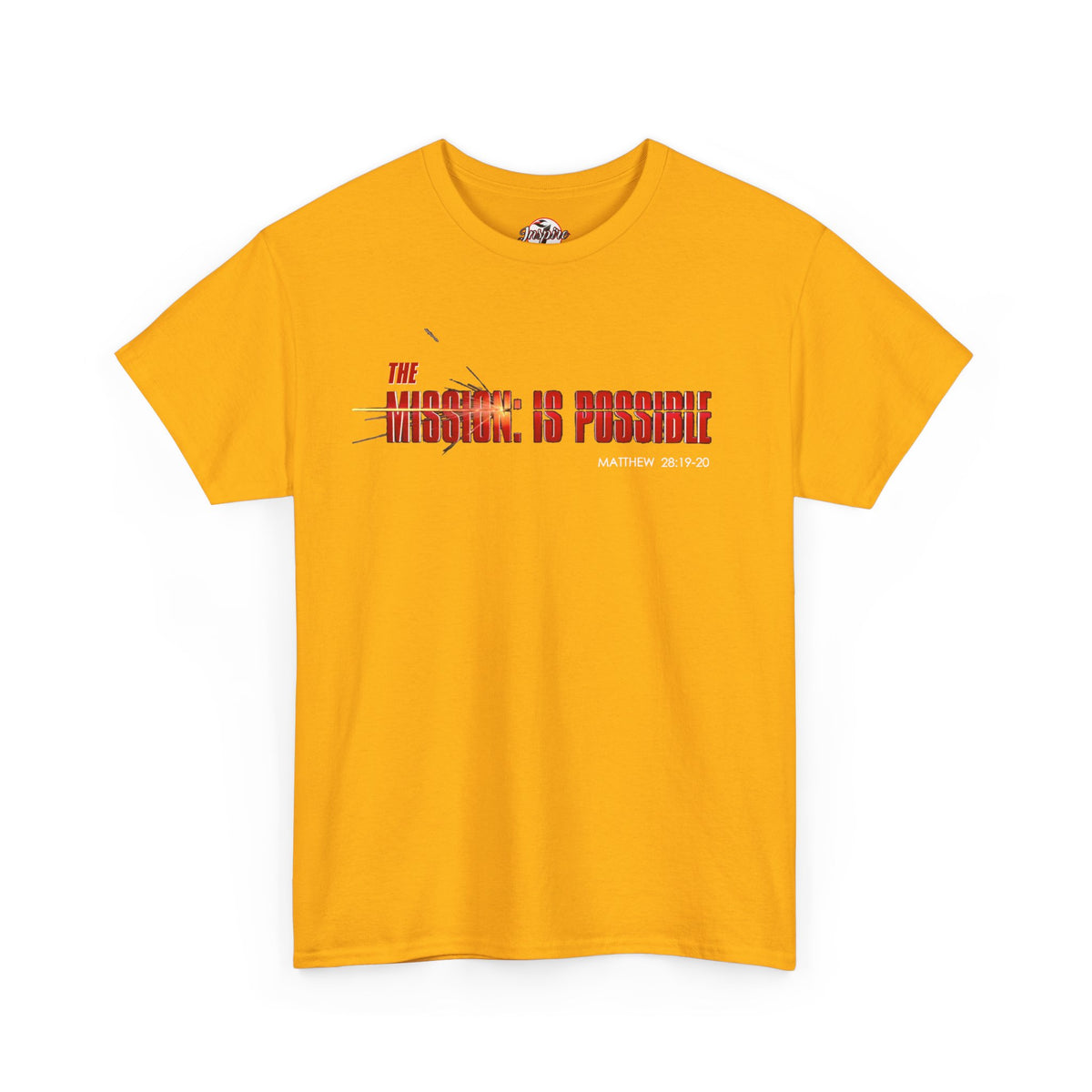 The Mission is Possible Motivational Unisex Graphic T-Shirt